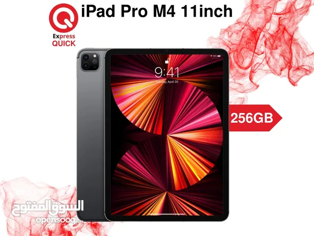 APPLE IPAD PRO M4 ( 256GB ) NEW /// ايباد برو ذاكره 256 جيجا معالج ام 4 الجديد كليا