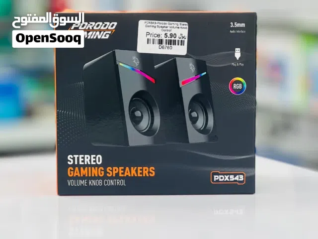 Brand New Porodo Gaming Speaker in Oman  RGB Lighting  1 Year Warranty