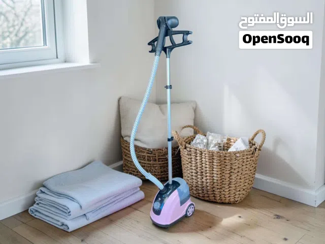 مكواة بخارية عامودية ماركة بهارت بقوة 1800واط تاتي باللون الاحمر والبنفسجي قطع محدودة