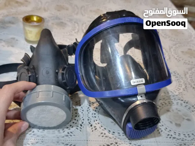 معدات طبية، معدات صناعية قناع غاز قناع حامي من الغازات السامة و الكيماويات gramer افضل انواع الاقنعة