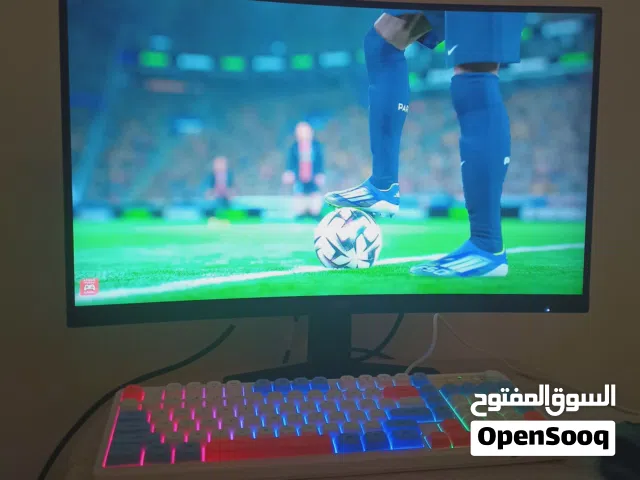 monitor Gaming AOC 27-inch and keyboard and mouse