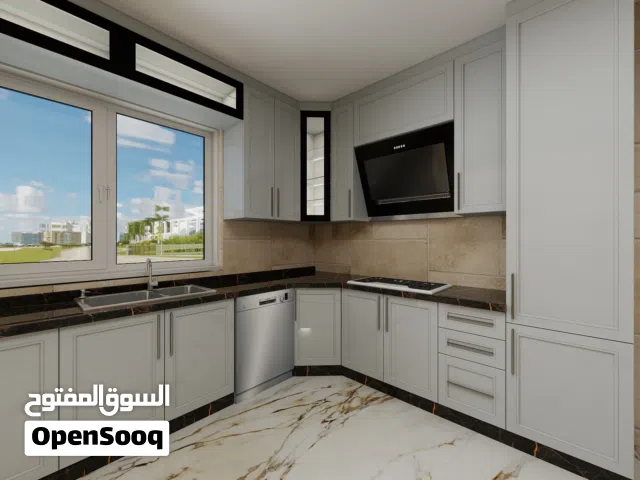 عمل تصاميم مطابخ 3D ملونة لاصحاب المطابخ والنجارين SkitchUp Autocad 2020Design عمل التصميم من الالف