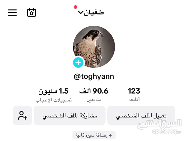 TikTok account for sale