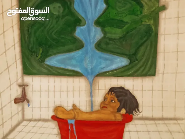 لوحات سريالية اصلية بأحجام كبيرة