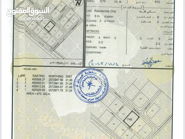 Residential Land for Sale in Al Dhahirah Ibri