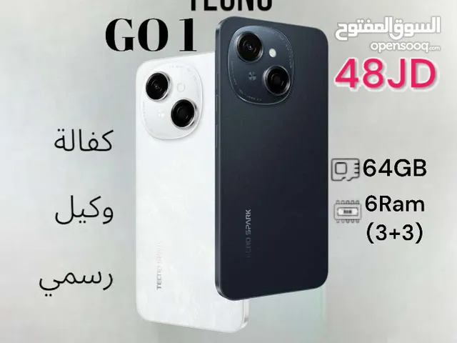 Tecno Spark Go 1 64GB 6 Ram سبارك تكنو الجديد كفالة الوكيل اقل سعر في المملكة تيكنو g o قو go
