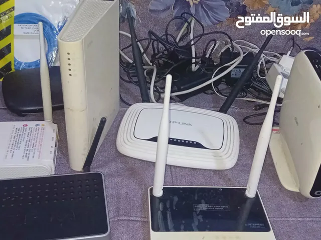 مجموعة راوترات للبيع جمله  فية تبلينك وفية جيجا وفيه LG وأنواع آخرا