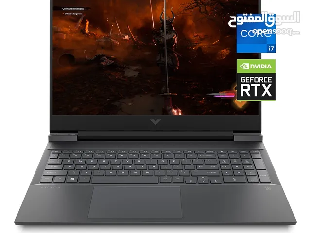 لابتوب HP Victus 16  i7-12700H  RTX 3060 6GB  شاشة SSD 1TB  144Hz