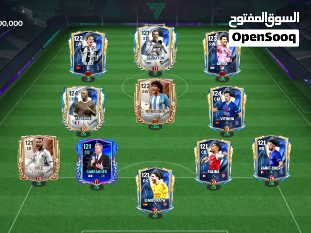 بيع تشكيلة فيفا 124