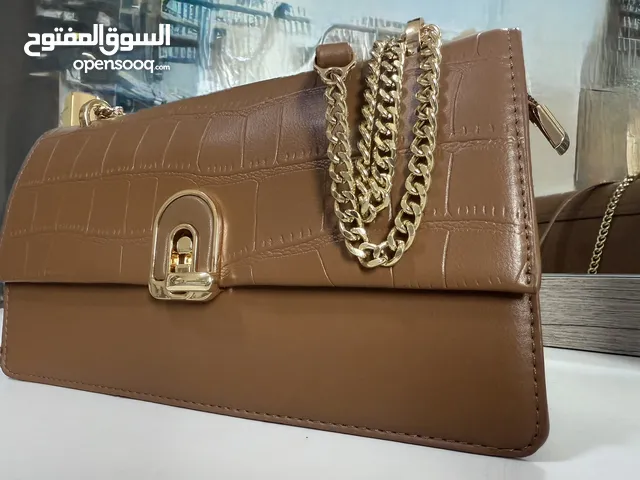 Crossbody/shoulder bag brown leather