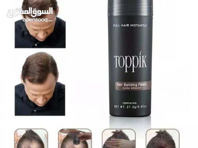 توبيك #Toppik ، الحل الفوري للشعر الخفيف والصلع تألق بشعر يبدو أكثر كثافة يعوض الشعر المفقود بزيادة
