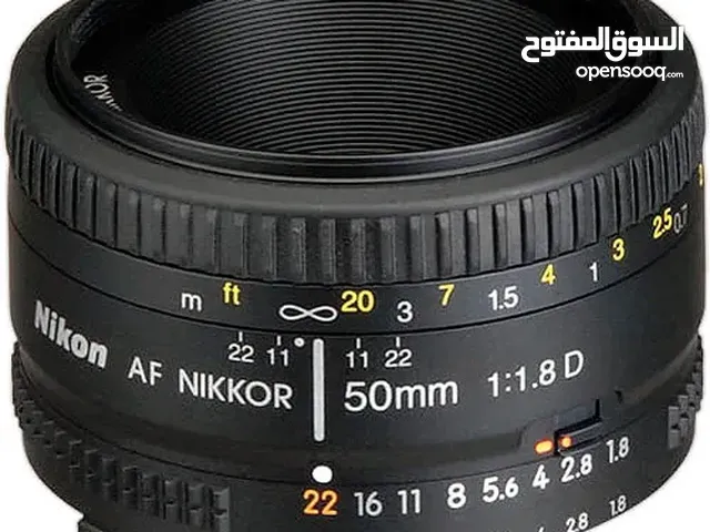 عدسة نيكون  Nikon AF NIKKOR 50mm f/1.8D Lens