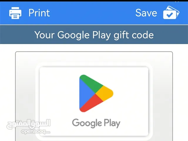 Google Play gaming card for Sale in Taiz