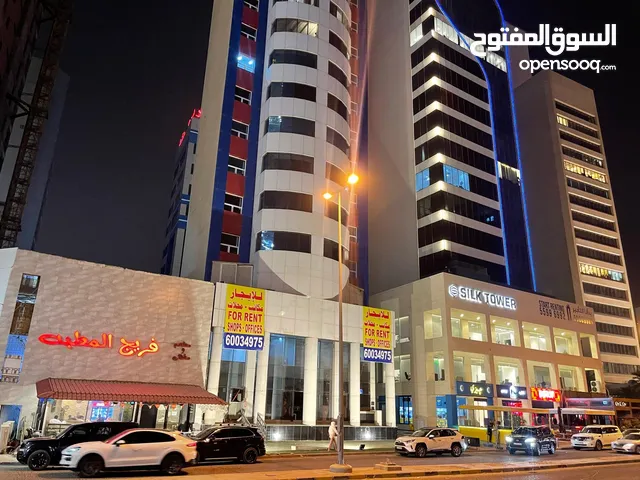 مكاتب ومحلات تجارية للايجار بديره شرق اطلاله أبراج الكويت والبحر مباشرا شارع جابر مبارك سعر ممتاز