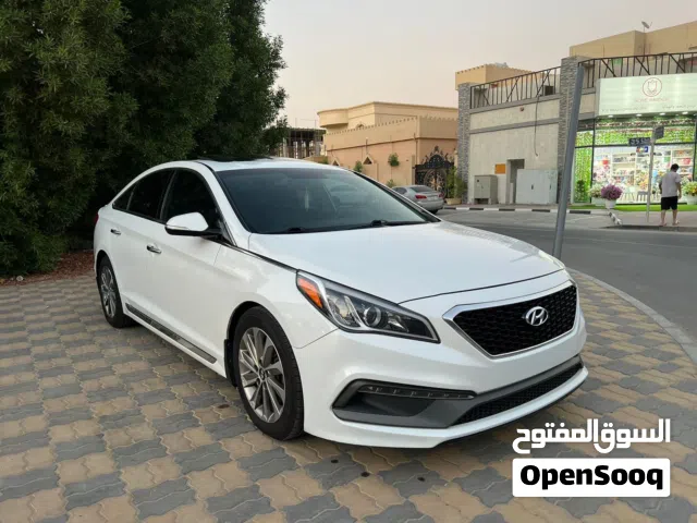 هيونداى سوناتا 2017 سبورت آوراق جمارك ممشى 88000  الف ميل فقط كلين تايتل بدون حوادث