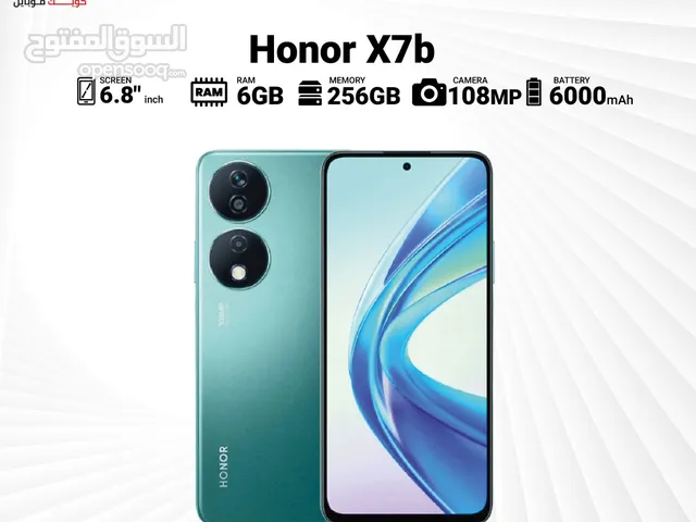 HONOR X7B ( 256GB ) ( 12 RAM ) NEW /// هونور اكس 7 بي ذاكره 256 الرام 12 الجديد