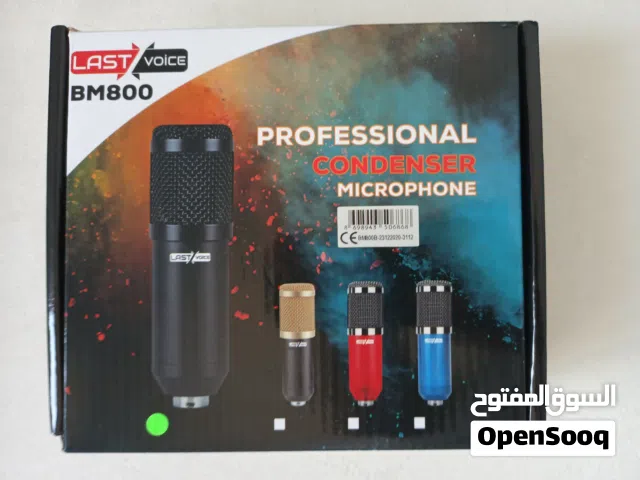 جديد وأصلي الغني عن التعريف Last voice BM800: ميكروفون مكثف احترافي للبث والتسجيل بالميكسر أو المضخم