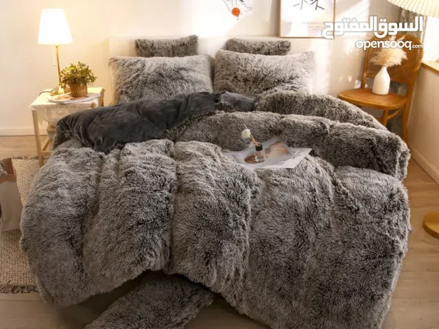 لحاف ريش النعام دبل فيس مجوز – 4 قطع