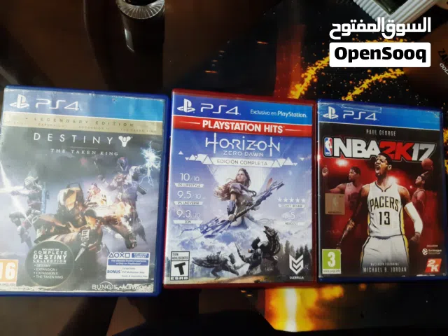 السلام عليكم موجود ثلاث العاب PS4 اقراء الوصف ......ْْْْ،