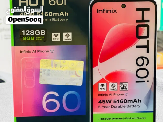 INFINIX HOT 60i 8/128GB NEW FOR SALE