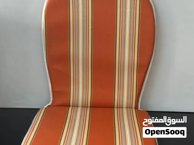 مقاعد طراريح كراسي ل اغلاب الكراسي البلاستيك عدة الوان قماش شادر نخب اول سماكة 3سم وقماش سادة برشوت