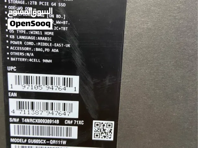 Asus zefrus Ultra 9 RTX5090 vga 24gb ram64gb ssd 2tb nvme oled 2k 16 inch screen with 2 years warra