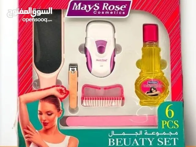 وفرنا بكج كامل للعنايه بالجسم  Beauty set Mays Rose بكج الجمال الاحمر ميس روز   مجموع