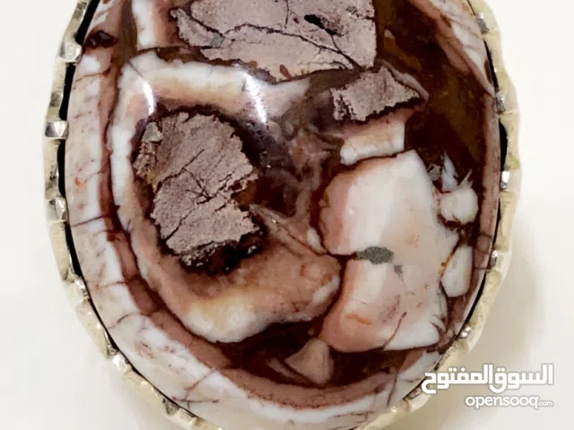 خاتم ملكي عقيق يماني جزع خرائطي تحفه راقيه ومنظر عجيب