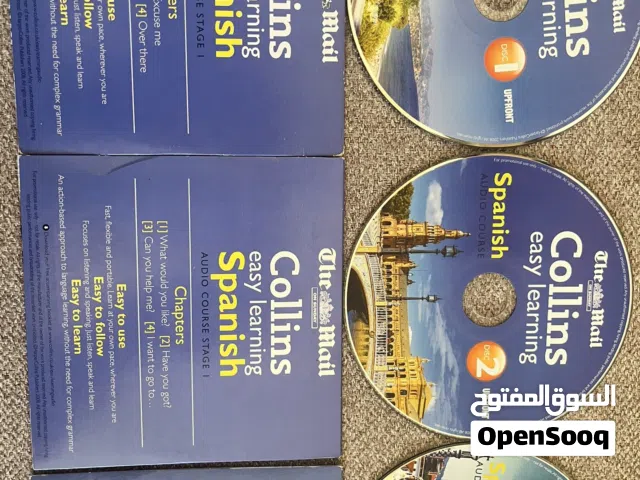 للبيع: مجموعة Collins Easy Learning Spanish Audio Course الأصلية (6 سيديات كاملة)