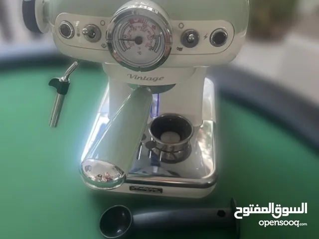 ARIETE VINTAGE PUMP ESPRESSO MACHINE CREAM/GREEN, 1389- GR