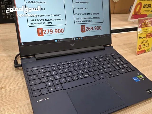 لا بتوب hp VICTUS استخدام اسبوع ضمان سنه