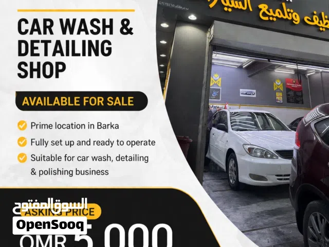 Prime Car Wash & Detailing Business for Sale in Barka