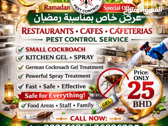 Professional Pest Control Services Keep your home, office, or restaurant pest-free
