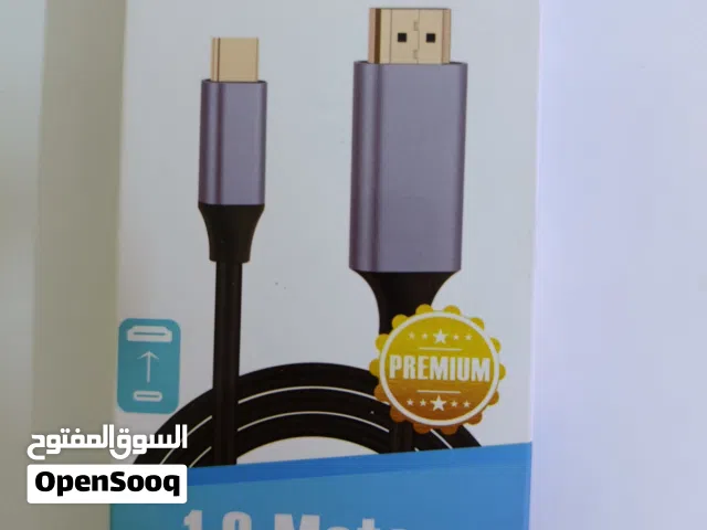 تحويلة تايب سي الى hdmi تدعم 4k وتنربط على حاسبة او تلفون