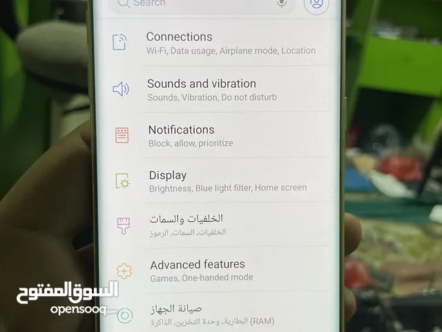 اس 7 edge ايدج نظيف ناقصه كرتون بقيمه اس 7 عادي فقط ب 25 الف ريال يمني