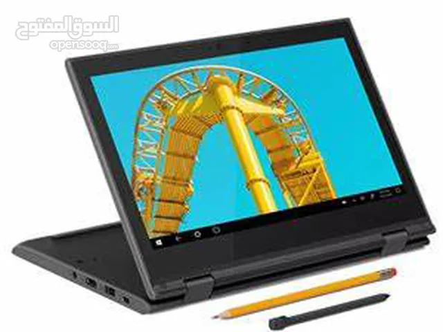 NEW LAPTOP LENOVO 300E 2IN1 360* NOTEBOOK N5030 TOUCH WITH PENCIL CELERON SSD128GB RAM4GB WIN 10 PRO