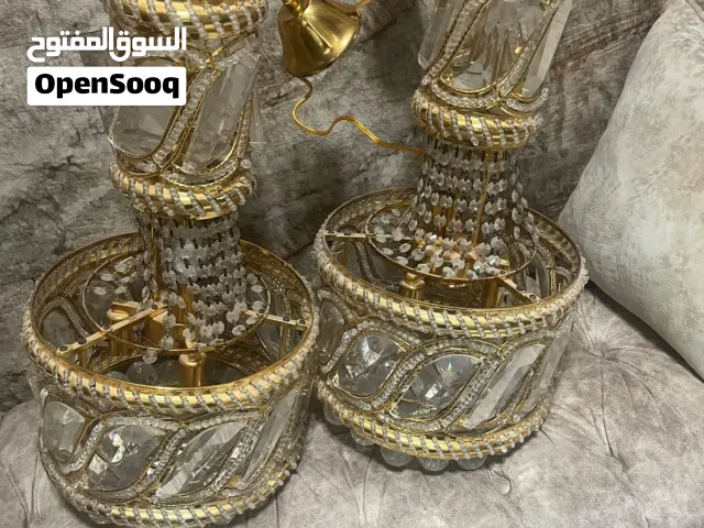 ثريتين كريستال للبيع بحالة الجيد جدا بسعر ولا بالأحلام فقط ب 35 دينار الحبتين