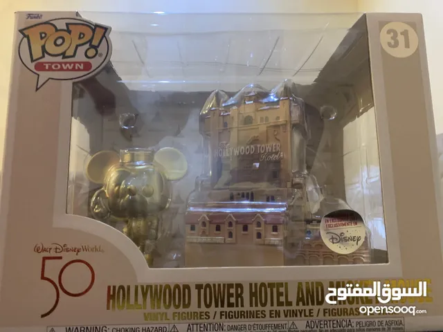 Disney 50th Anniversary Funko Pop Hollywood Tower Hotel Gold Mickey Mouse