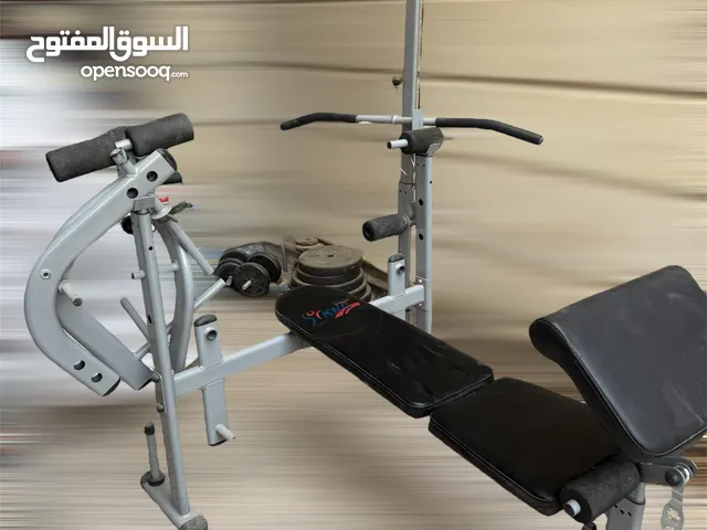 طقم أجهزة رياضية منزلية للبيع - بحالة ممتازة - شامل جهازين