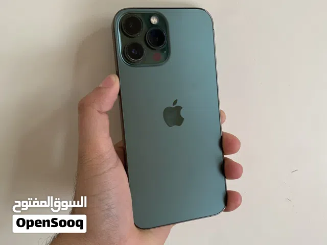 عرطه ايفون 13بروماكس 512G شريحه رسمي بطاريه 84 نضيف ولا مغير قطعه فقط 515$