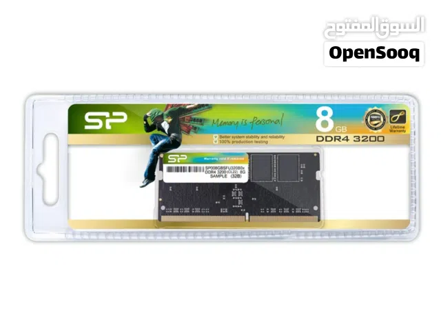 رام لابتوب Samsung وSilicon Power DDR3/DDR4 سعات 4GB 8GB 16GB جديدة – البصرة