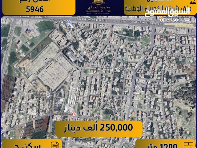 Residential Land for Sale in Amman Al Muqabalain