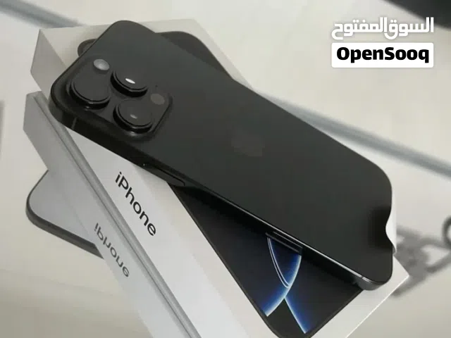 ايفون 16pro max اسود تيتانيوم 256 ضمان ماستر