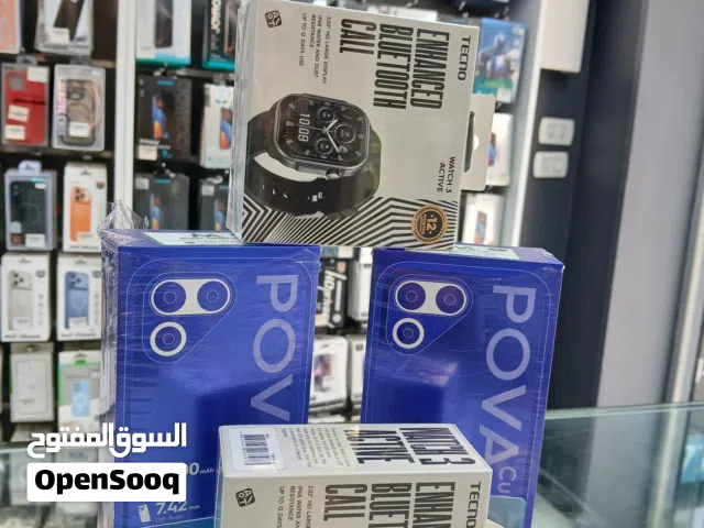 TECNO POVA CURVE 2 5G / تكنو بوفا مع بكج ساعة أصلي من تكنو