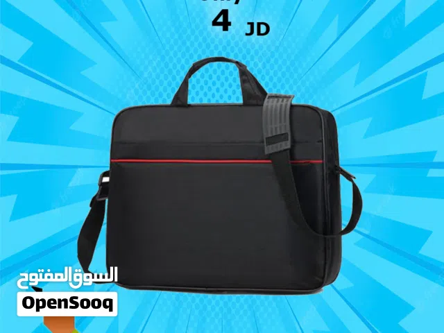حقيبة لابتوب لون أسود ب 4 دنانير فقط