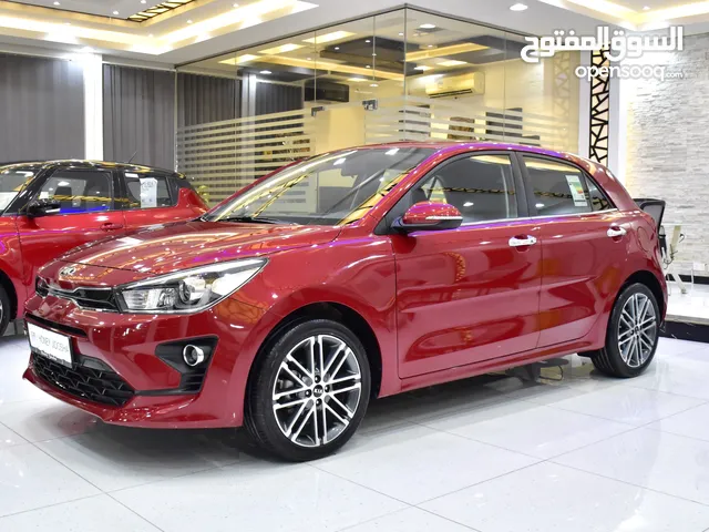 KIA Rio 1.6L ( 2021 Model ) in Red Color GCC Specs