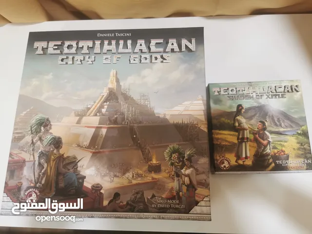 Boardgame - Teotihuacan city of gods + expansion ملعوب فيها 3 مرات فقط في حالة ممتازة