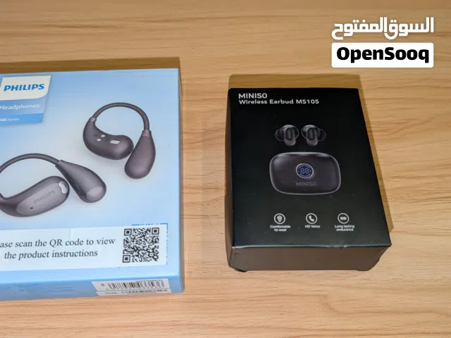 سماعات philips و miniso