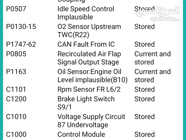 كشف اعطال السيارات
