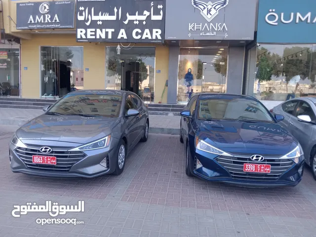 Big offer for rent Hyundai Elntra model 2020 7 Rial one day for monthly